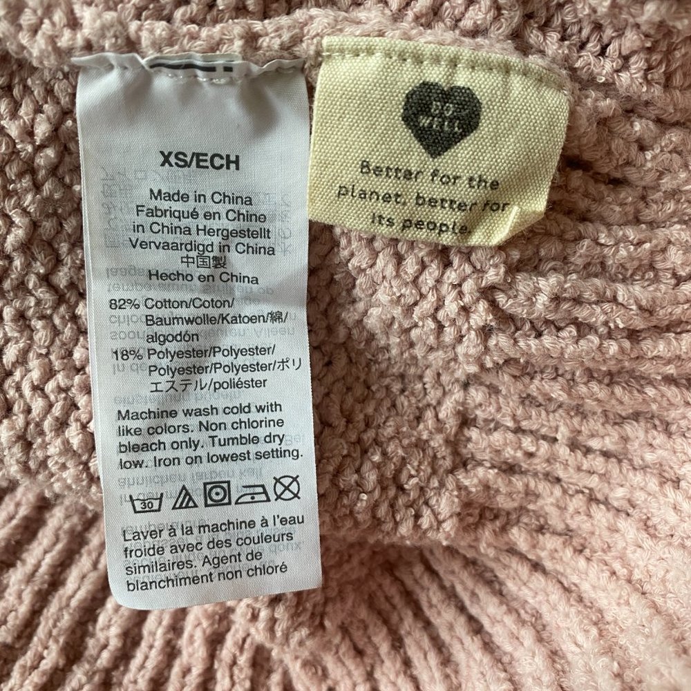 Madewell Montford Fringe Sweater Pink Twee FeminineSoft Girl Fairycore -XS - Picture 14 of 14